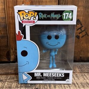 Funko Pop! Animation – Mr. Meeseeks #174 Rick and Morty w/ Box